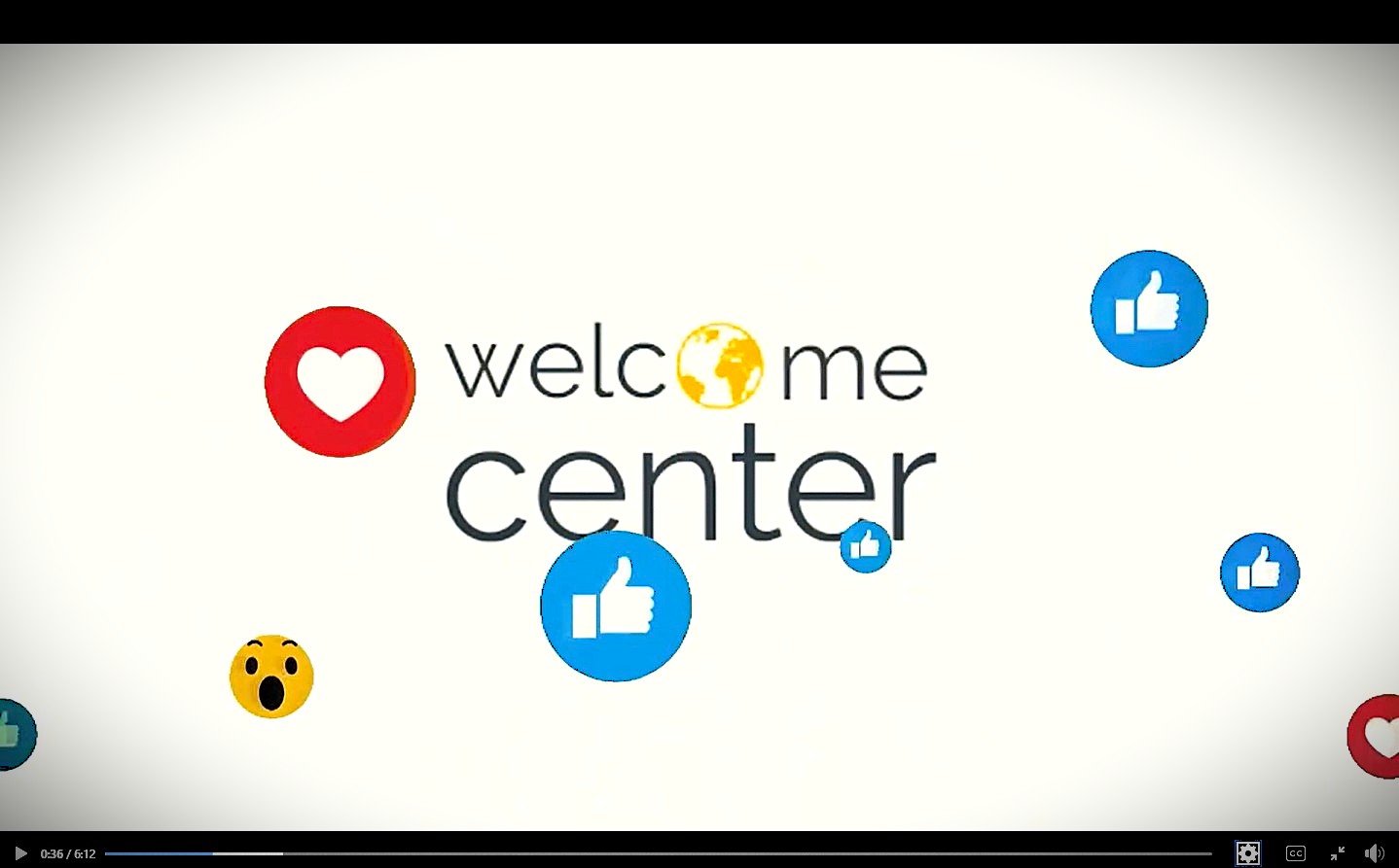 Kadr z filmu promocyjnego Welcome Center Center.